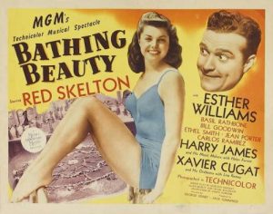 Bathing Beauty movie poster, Esther Williams, Red Skelton