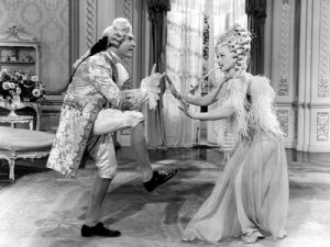 Red Skelton and Lucille Ball dancing in a fantasy scene from Du Barry Was a Lady