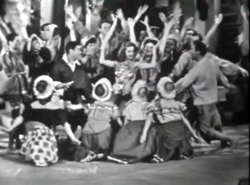 Abby Lens and the dancers perform Papa Loves Mambo