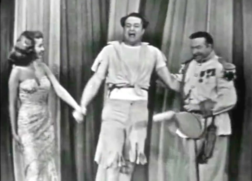 Red Skelton with guests Abby Lane & Xavier Cugat in "Guatamanana"