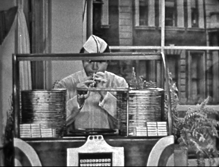 Clem charming the juke box