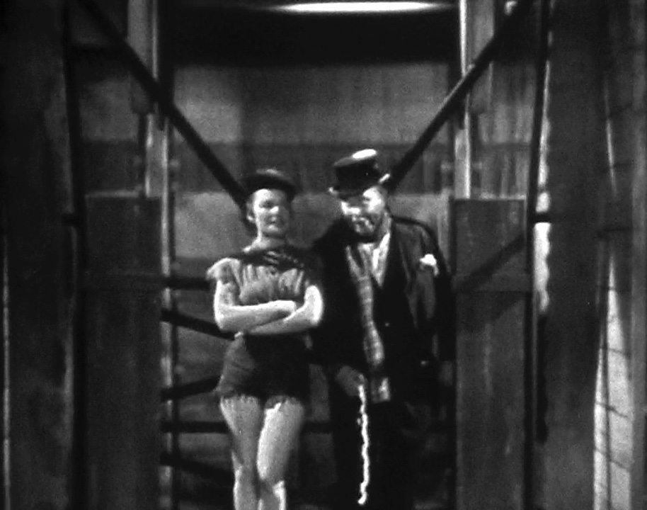 Freddie and lady riding the rails
