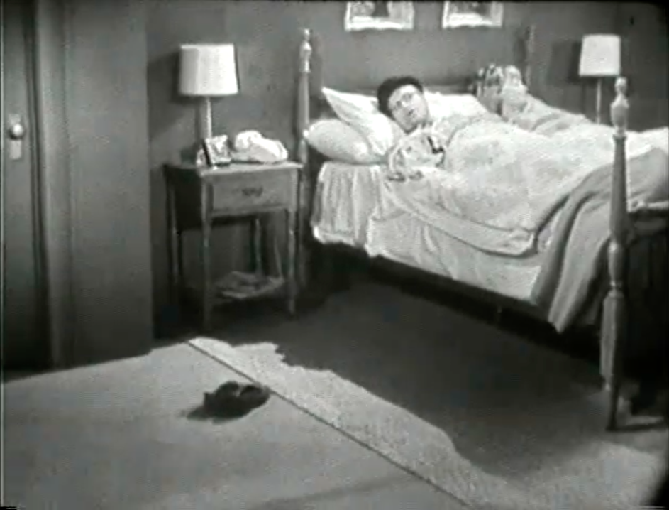 George Appleby snoring *so* hard he moves his shoes!