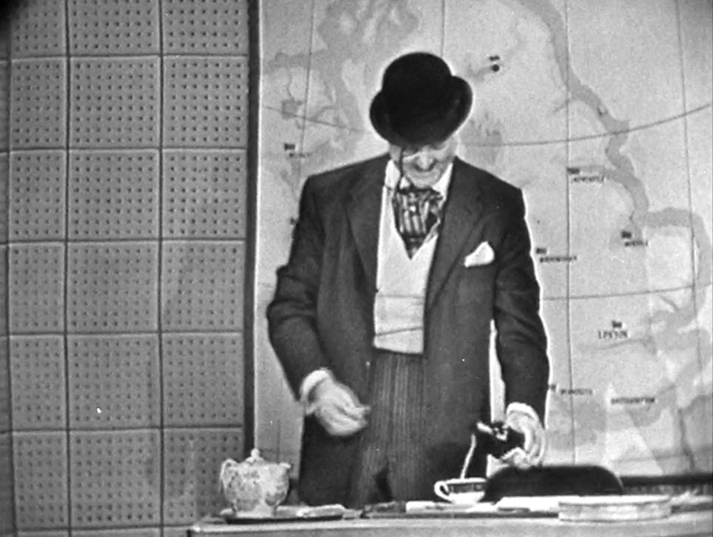 Lord Beaverhead "sweetening" the tea in "Accidents Will Happen"