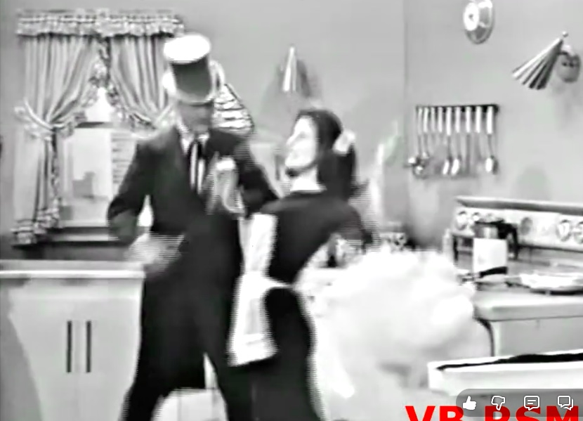 The maid gets a sample kitchen accident@