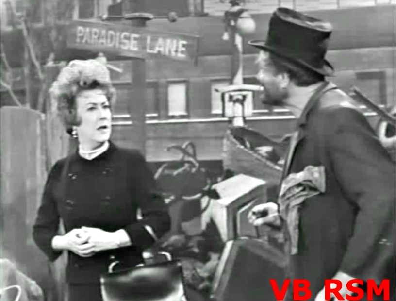 Mother Hewes Stews is so desperate for a hit that she (Ethel Merman) wants to buy Freddie the Freeloader's mulligan stew recipe!