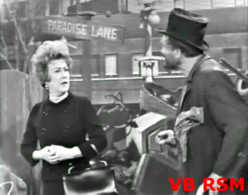 Mother Hewes Stews is so desperate for a hit that she (Ethel Merman) wants to buy Freddie the Freeloader's mulligan stew recipe!