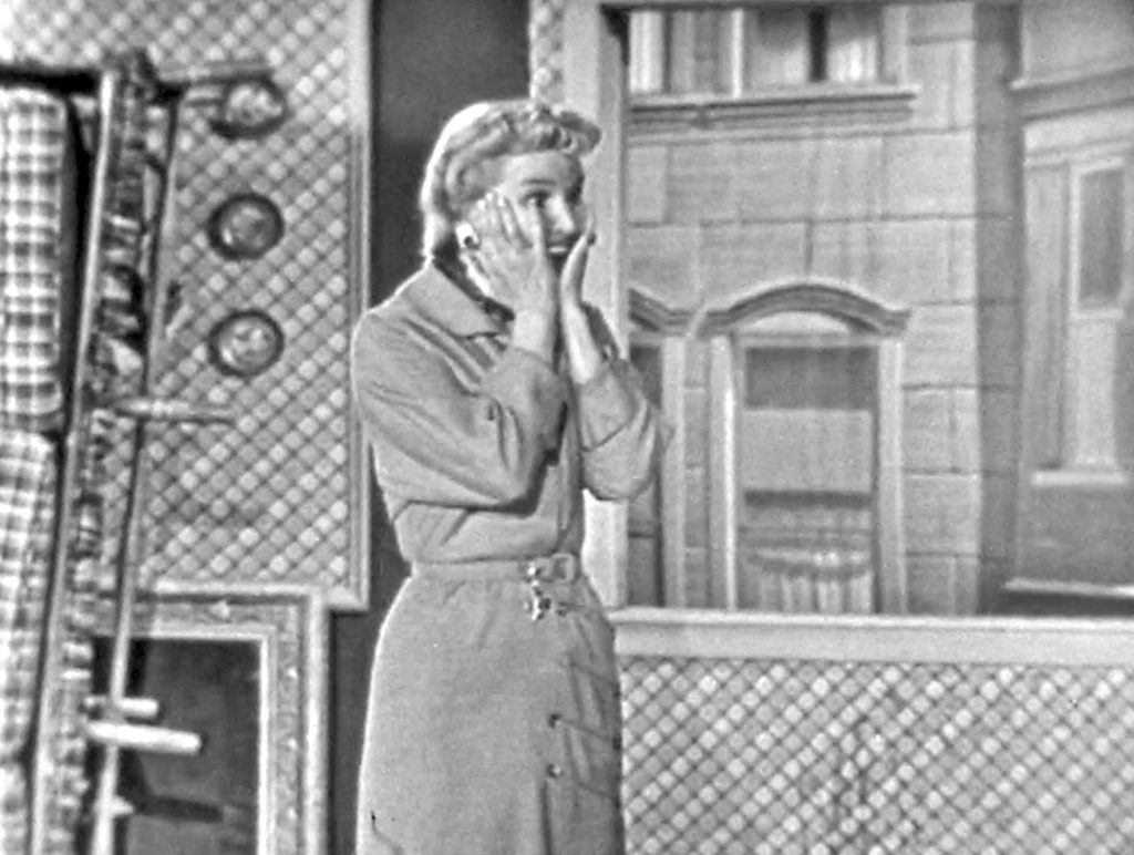 Mrs. Lump-Lump asks what happened to our apartment.