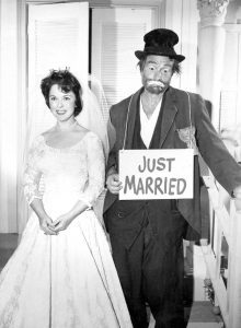 Shirley Temple and Freddie the Freeloader (Red Skelton) in The Red Skelton Show, 1963