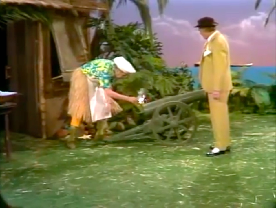Chef Claude will signal the rescue ship via cannon - then Clem helps!