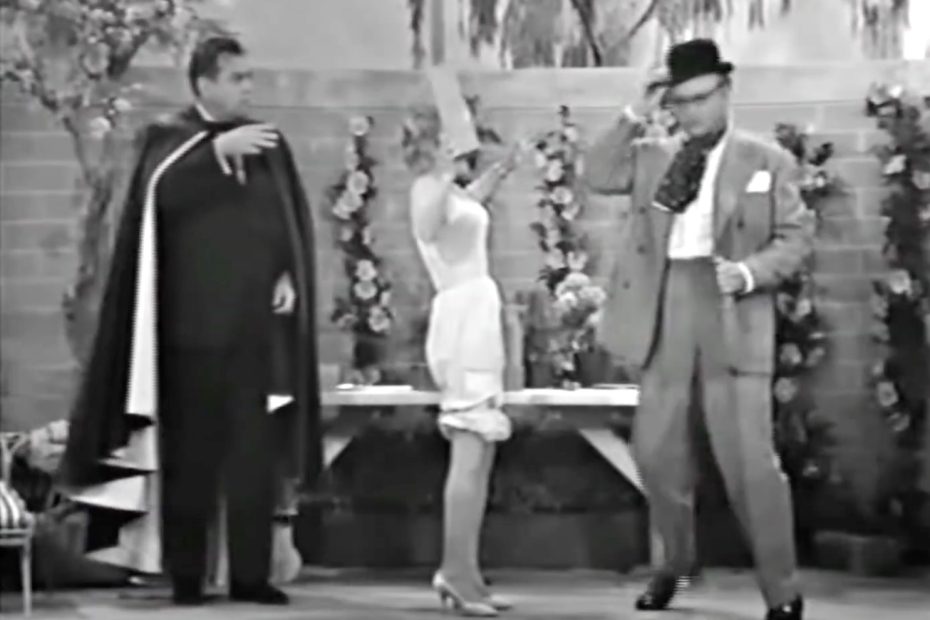 Abracadabra! a running gag as the devil keeps casting spells on Clara, to George's amusement