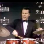 Bob Crane playing the drums in How You Gonna Keep 'Em Down in the Dump?