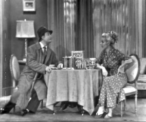 Married life as it really is - Willie LumpLump and his suffering wife Lucille Knoch at the breakfast table.  What's the secret ingredient to the coffee?
