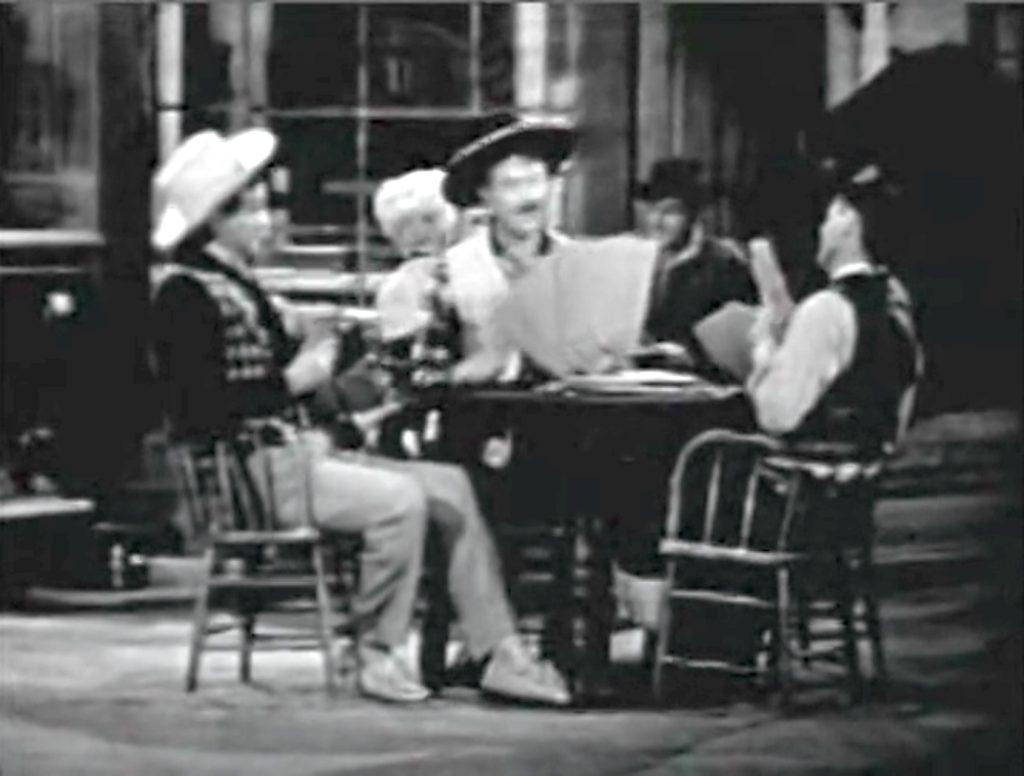 Deadeye at the card game in "Deadeye at the Golden Nugget"