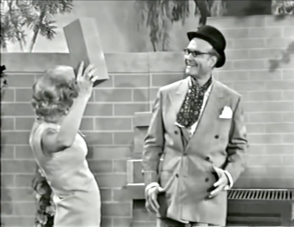 Clara about to brick George Appleby, but … abracadabra!