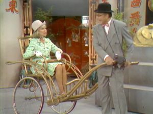 Clara (Emmaline Henry) and George Appleby (Red Skelton) are on vacation in Hong Kong, touring with a rickshaw