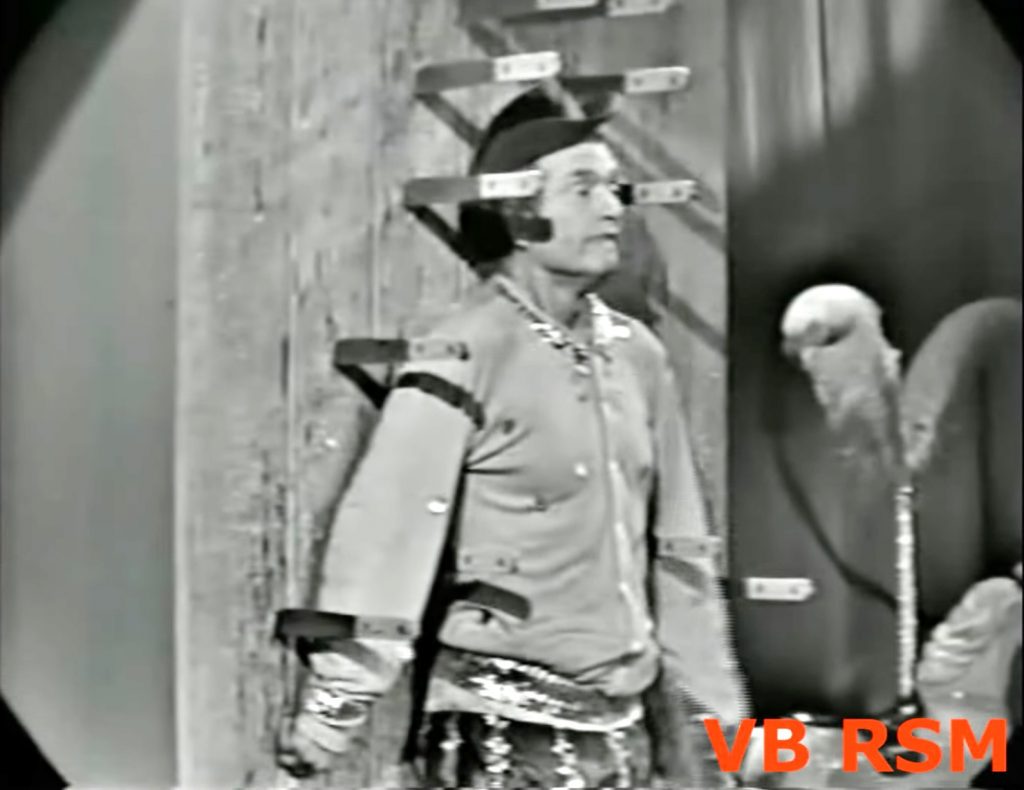 Clem Kadiddlehopper as the world's bravest idiot at the Ringading Circus