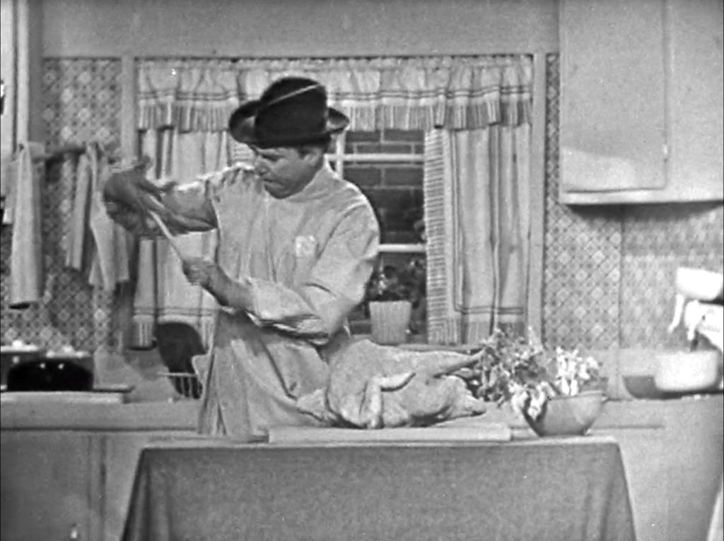 Clem Kadiddlehopper fighting with his gloves - milk it?