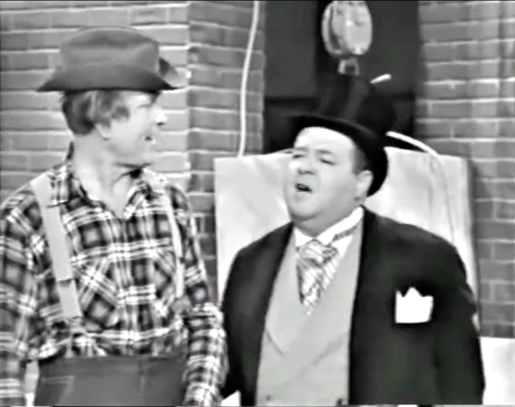 Clem Kadiddlehopper with Mayor Stickyfingers in "Don't Rock the Vote"