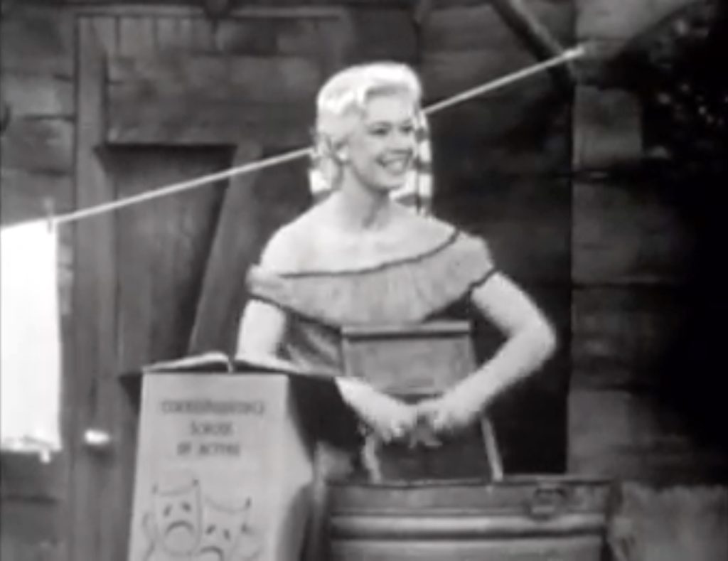 Carol Channing as Daisy June in "Clem Strikes Oil"