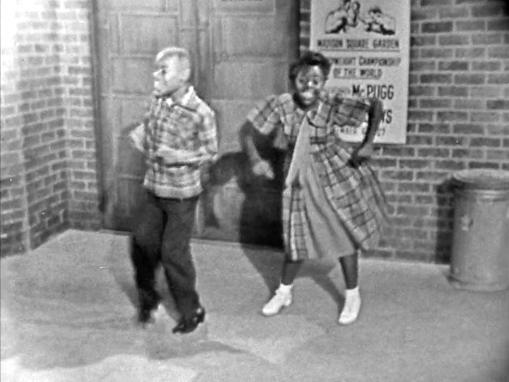 The tap-dancing Raymond siblings in "The Hobo's Dilemma"