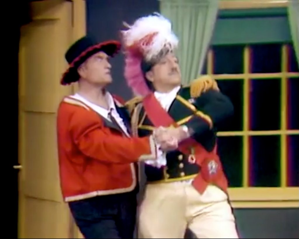 Red Skelton dancing with a sailor (Henry Corden) in his dream