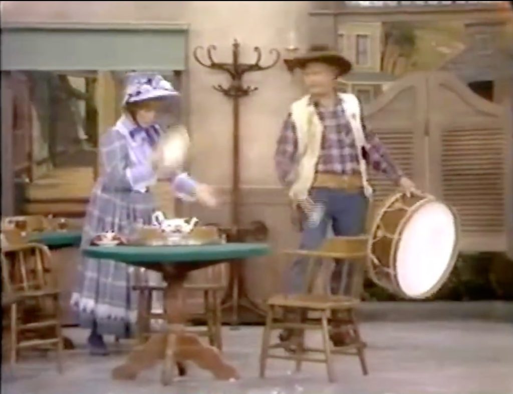 Finally, Bertha casts a spell on Deadeye to make him an honest man!
