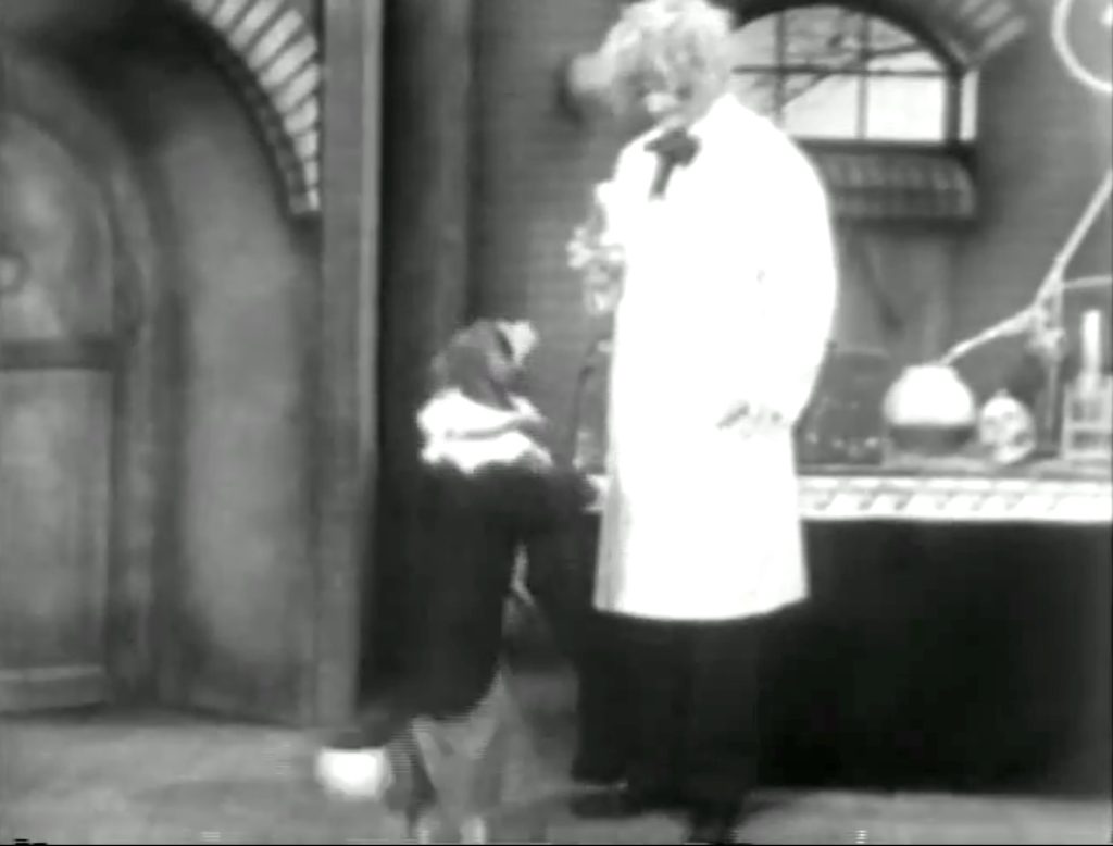Prankenstein temporarily turns Dracula into a dog!