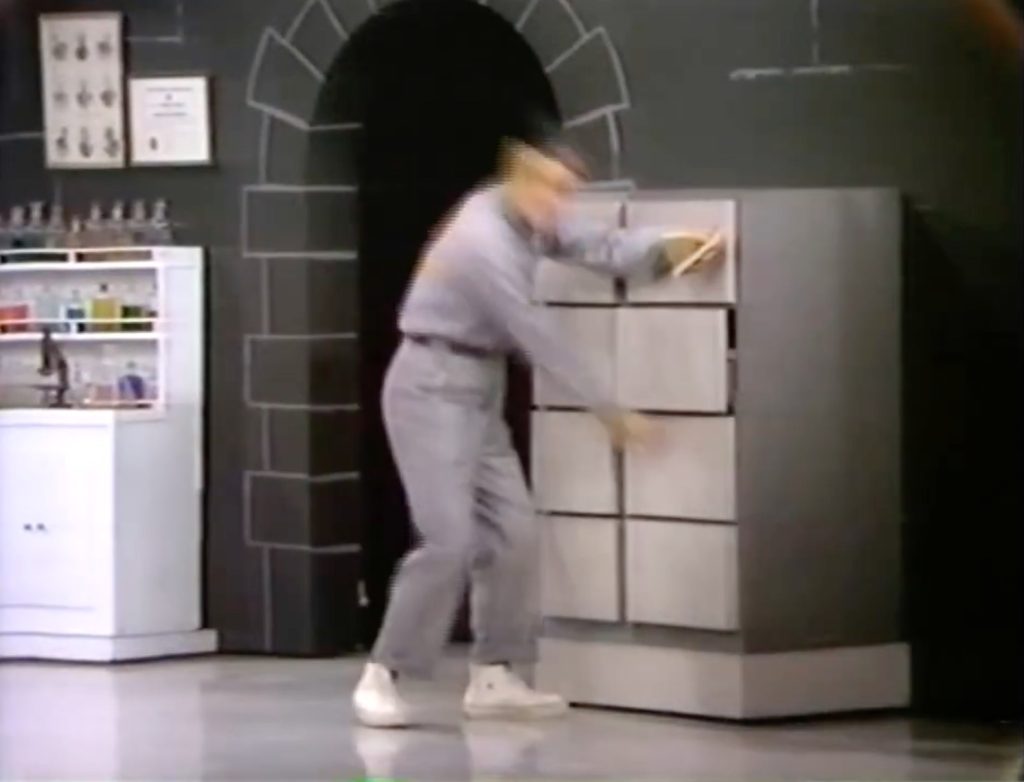 Classic file cabinet slapstick