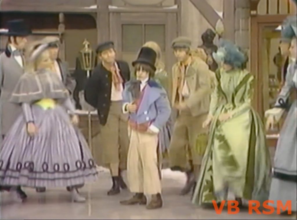 Jack Wild joins the Tom Hansen Dancers in 'Fish 'n' Chips.'