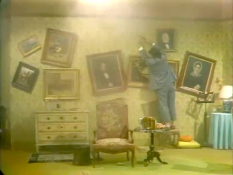 After filling the room with smoke, fixing the pictures AGAIN.