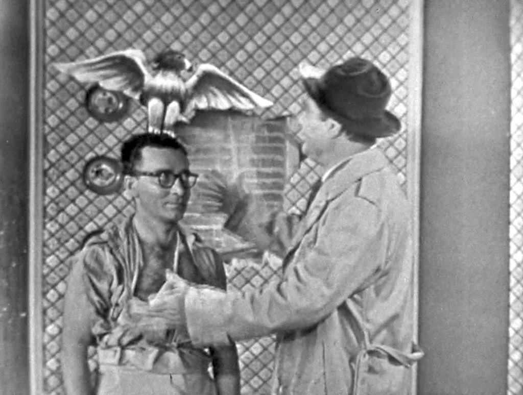 Good thing he landed on that flagpole!