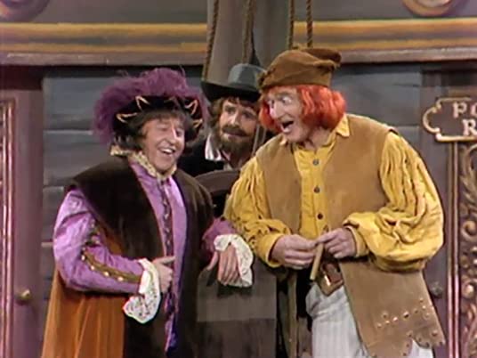 George Gobel as Columbus, Red Skelton as Forsooth, in Yo Ho Ho and a Bottle of Dumb