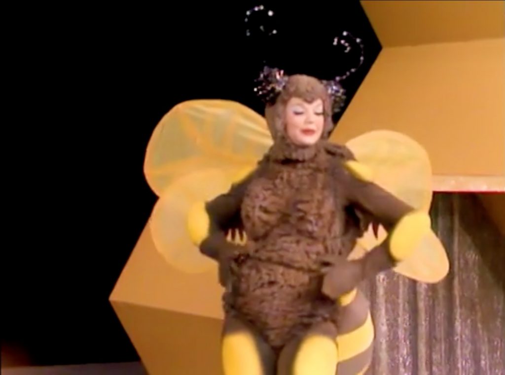 Chanin Hale as the pretty bee girl in "The Bungle Bee"