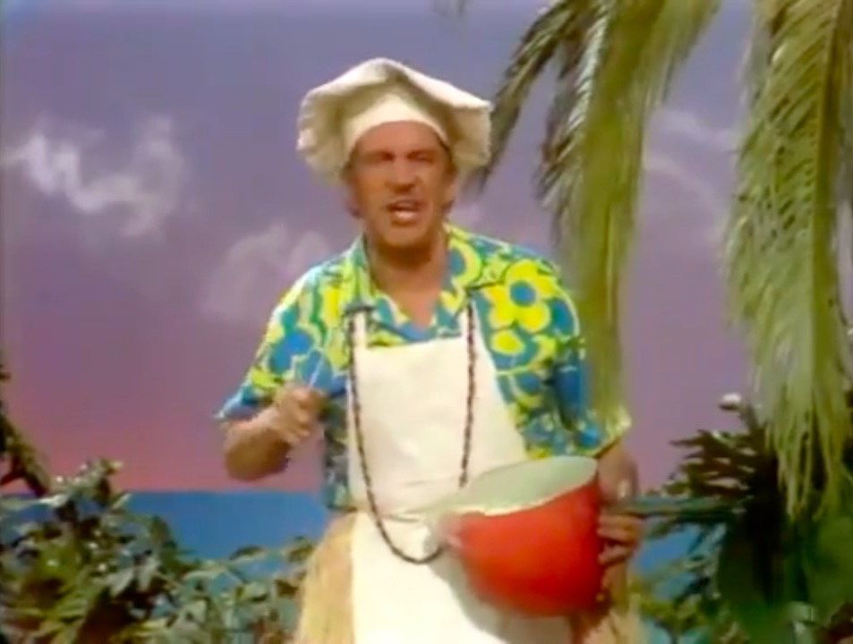 gourmet chef Claude Casserole living in isolation to finish a cook book