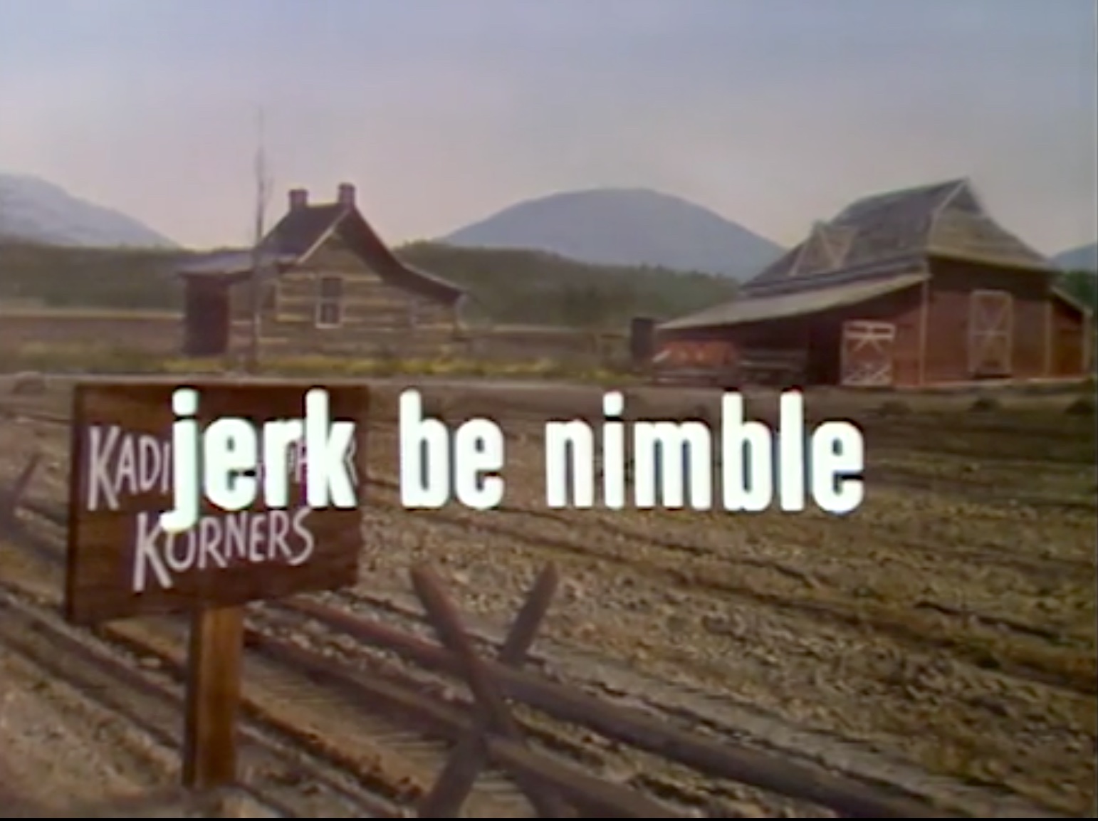 Jerk Be Nimble - The Red Skelton Hour, season 16 - with Janet Leigh