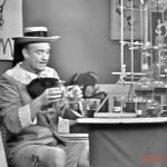 Junior, the Mean Little Kid (Red Skelton) is using his chemistry set to make an exploding cigar for the doctor in "Ten Little Fingers and Twelve Little Toes"