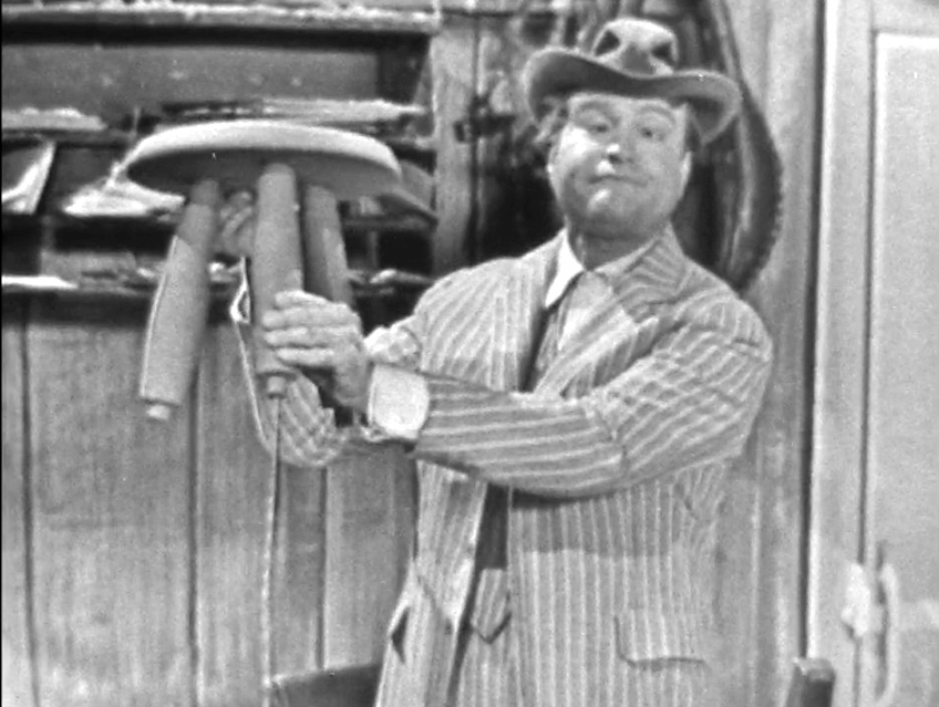 Prop comedy - Clem Kadiddlehopper's milking stool