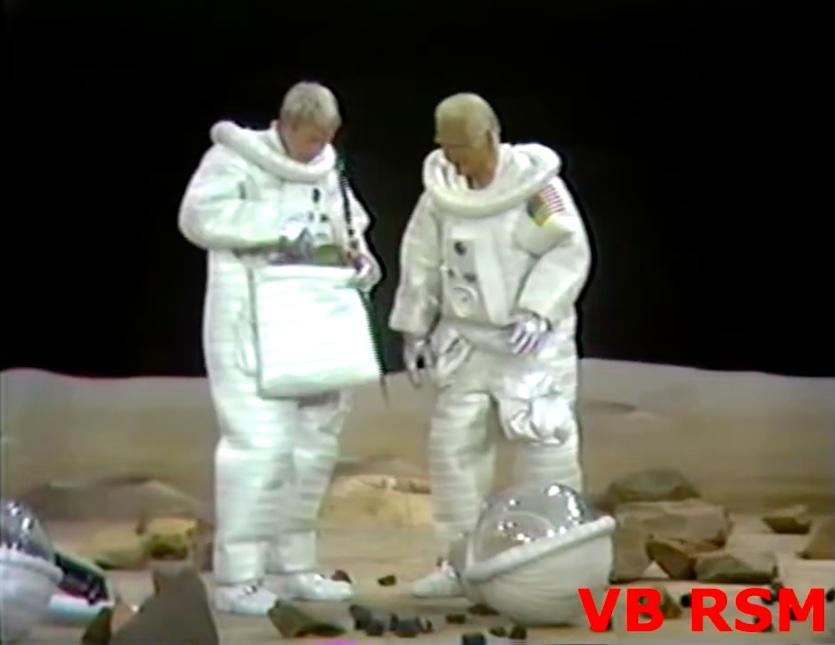 Morgan and Pops collecting rocks on Jupiter