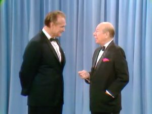 Red Skelton and Bert Lahr on stage