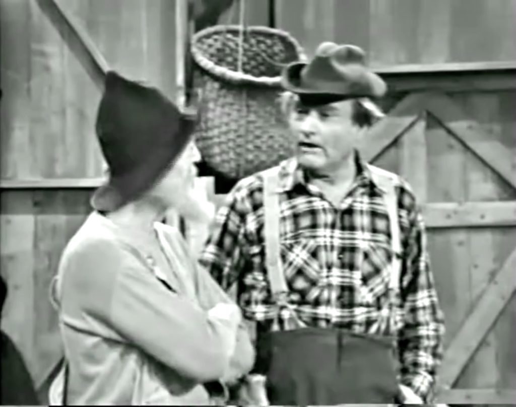 Pa (Jan Arvan) and Clem Kadiddlehopper in "Don't Rock the Vote"