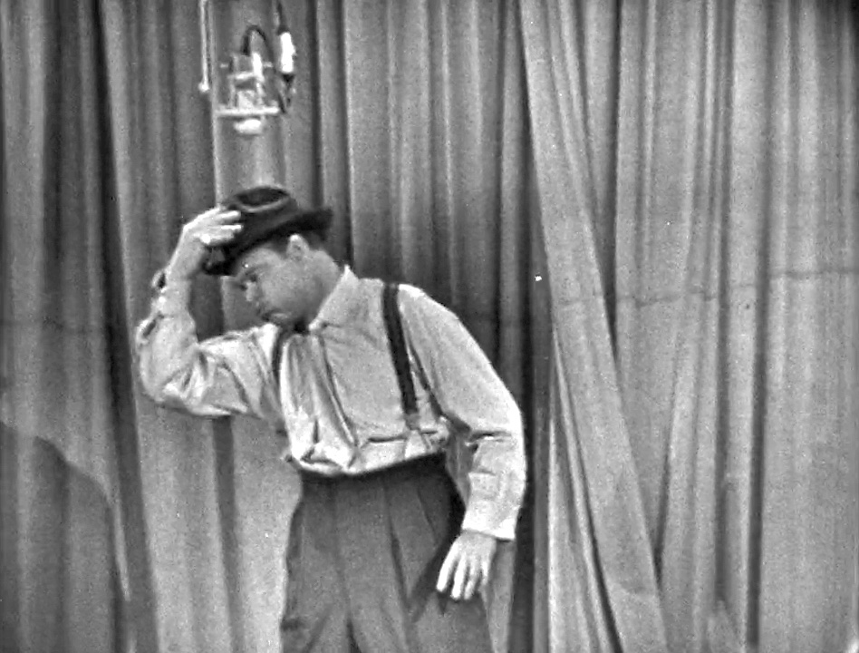 pantomime - umpire hit by a microphone