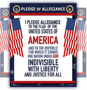 Pledge of Allegiance poster