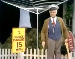 Pops, the elderly crossing guard on his last day of work in "Four Walls Do Not a Prison Make so they added iron bars"