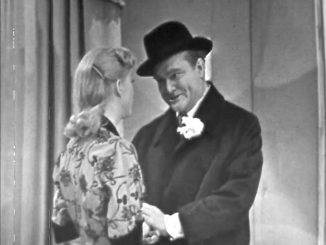 Married Red Skelton about to leave on his date with another woman in "Clem and the Married Life"