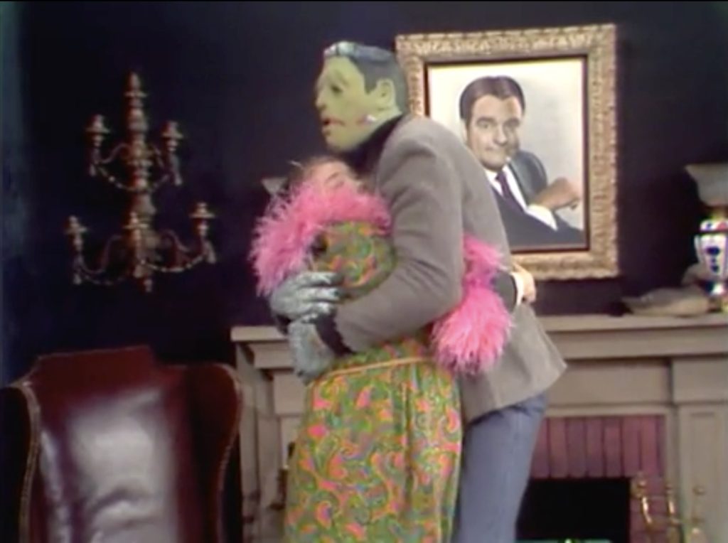 The mother-in-law and Frankenstein's mother are long-lost loves!