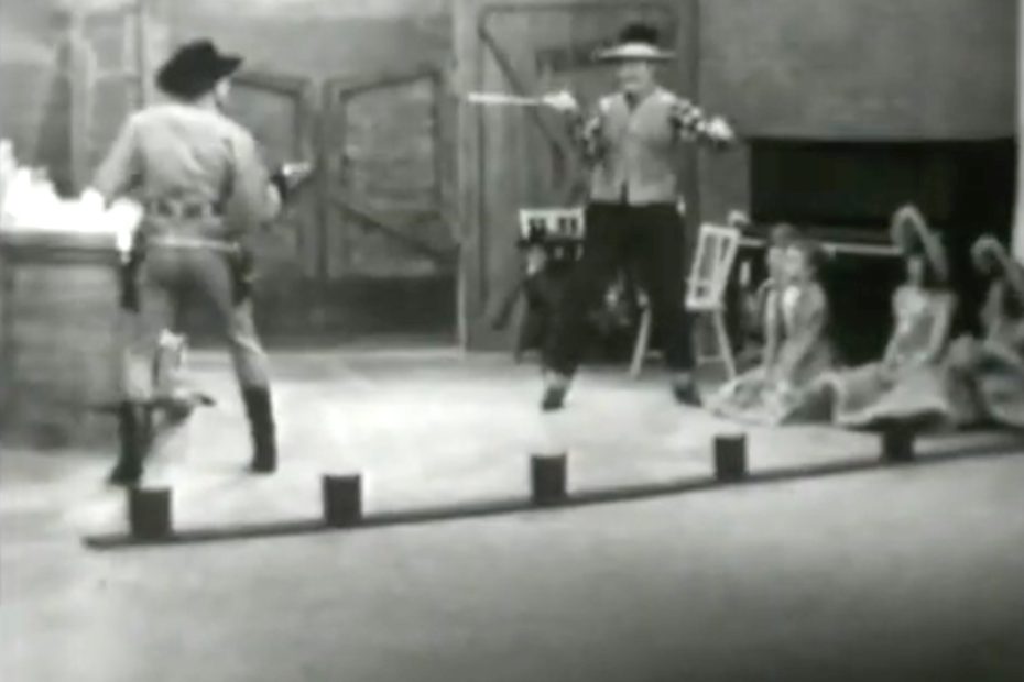 The expected shootout between Kit Carson and Deadeye