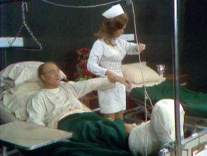 Silent Spot - Red Skelton has his pulse taken by a beautiful nurse