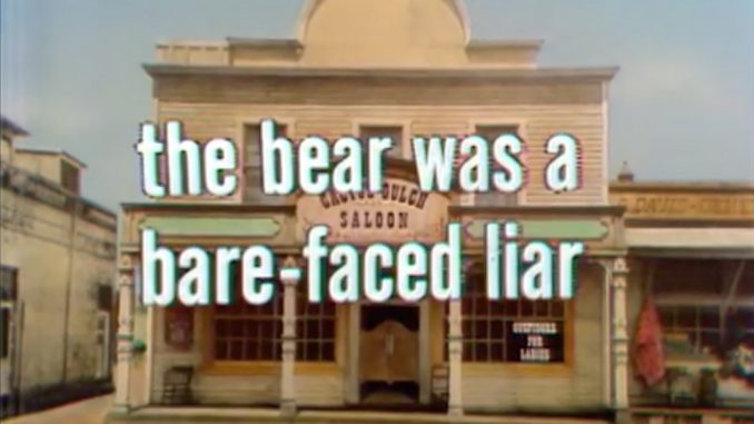 The Bear Was a Barefaced Liar - The Red Skelton Hour, with Wally Cox, season 17, originally aired November 7, 1967