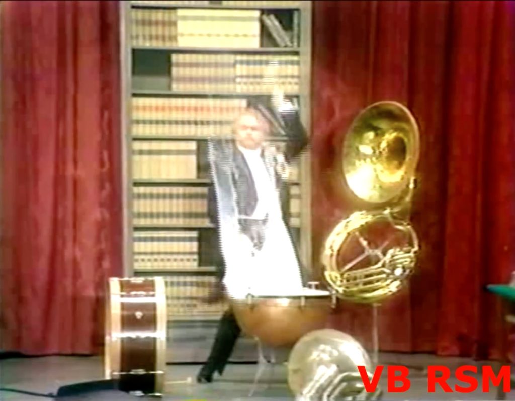 Red Skelton doing the Bass drum gag in The Musician